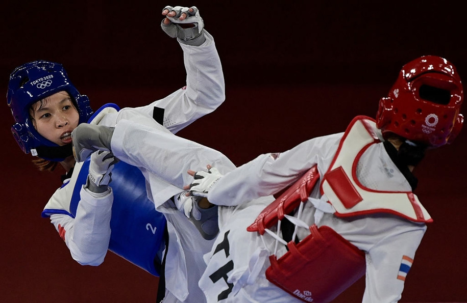 Trực tiếp Taekwondo Olympic 2021: Kim Tuyền dừng bước trước Thái Lan, vào nhóm tranh HCĐ