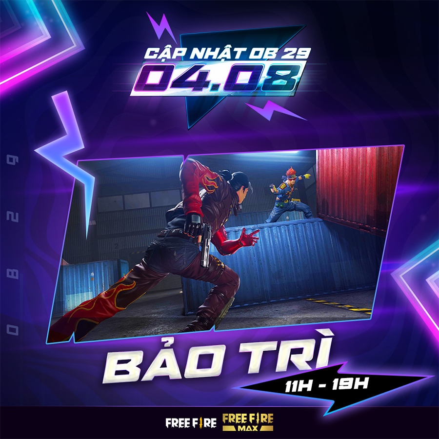 Free fire bảo trì đến mấy giờ