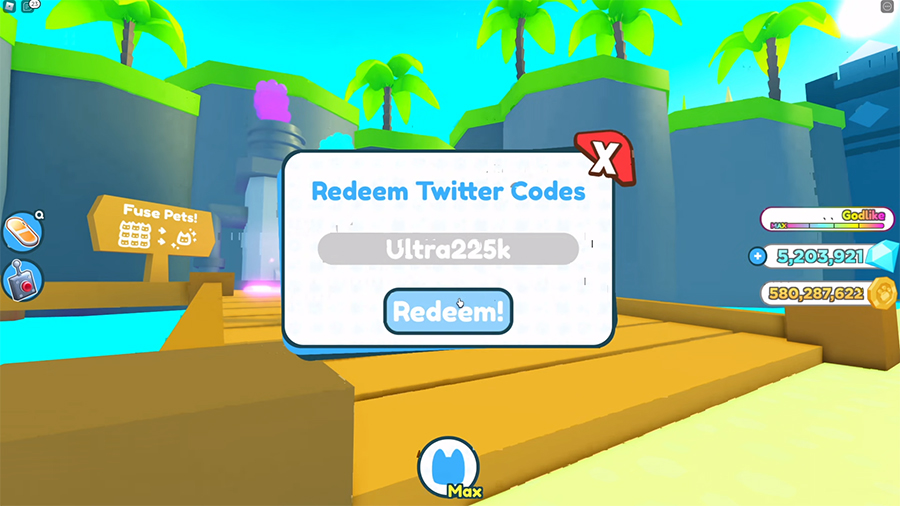 Code Pet Simulator X mới nhất trên Roblox