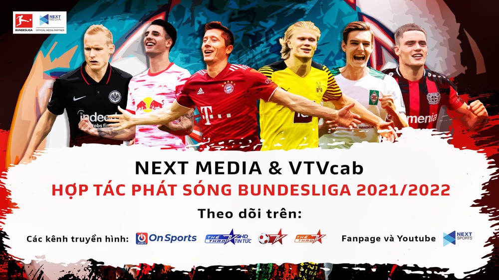 Bundesliga 2021/22 được phát sóng trên các kênh của VTVcab