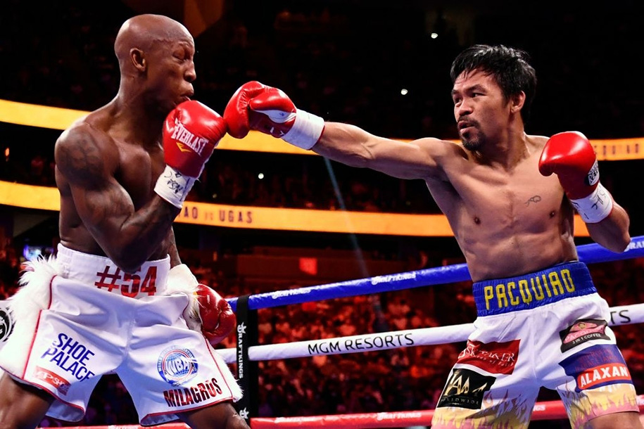 Kết quả Boxing: Yordenis Ugas đả bại Manny Pacquiao, bảo vệ đai WBA Super