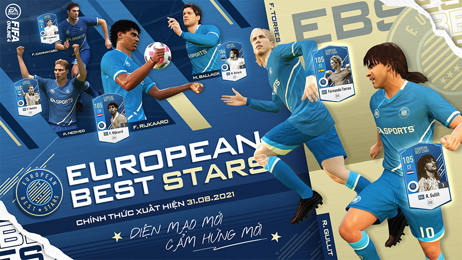 European Best Stars - EBS FO4: Thẻ mùa giải mới của FIFA Online 4
