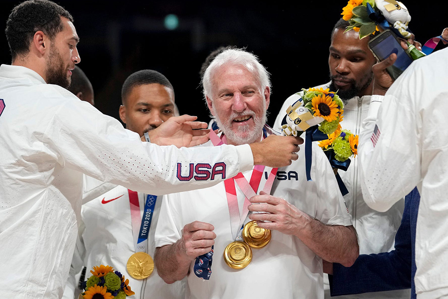 Sau HCV bóng rổ Olympic 2021, đội tuyển Mỹ chia tay “bố già” Gregg Popovich