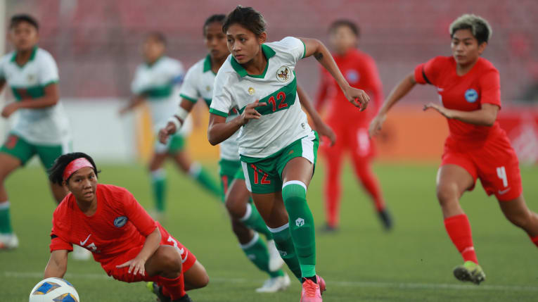 Kết quả nữ Indonesia vs Singapore, vòng loại Asian Cup 2022
