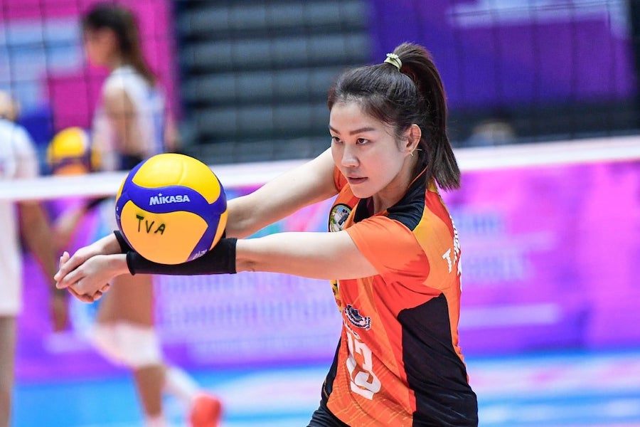 Tứ kết giải bóng chuyền Vô địch các CLB nữ châu Á: Thái Lan quét sạch Philippines