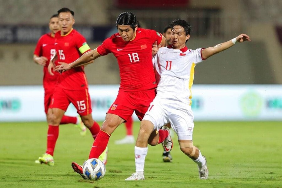 Tỷ số Việt Nam 2-3 Trung Quốc: Trận thua đáng tiếc