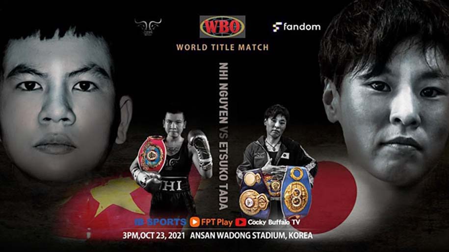Trực tiếp Boxing: Nguyễn Thị Thu Nhi vs Etsuko Tada