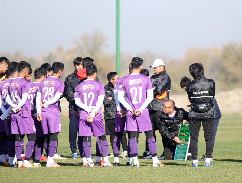 HLV Park Hang Seo “ôn bài” lần cuối trước trận U23 Việt Nam vs U23 Đài Loan