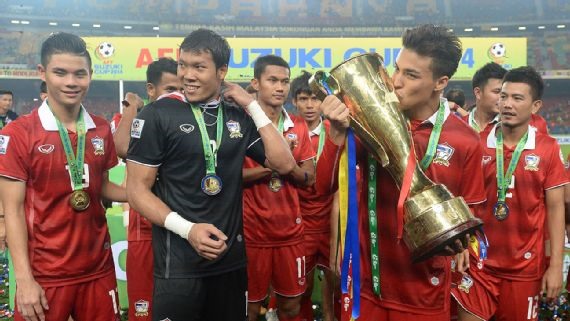 Thái Lan vô địch AFF Cup bao nhiêu lần, năm nào?