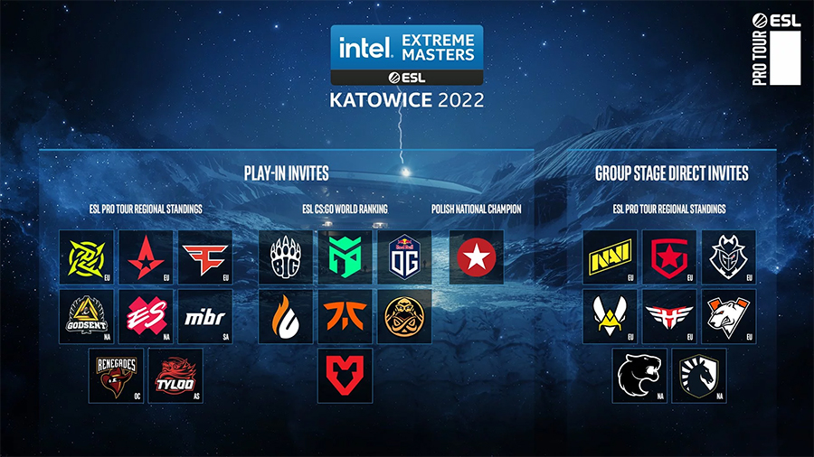 Lịch thi đấu CS:GO IEM Katowice 2022 mới nhất