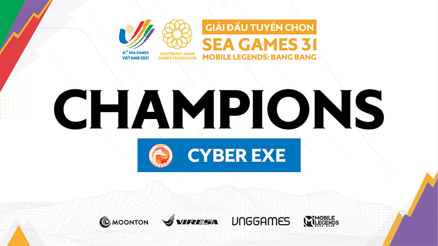 Cyber Exe chiến thắng thuyết phục ở vòng tuyển chọn Mobile Legends: Bang Bang SEA Games 31
