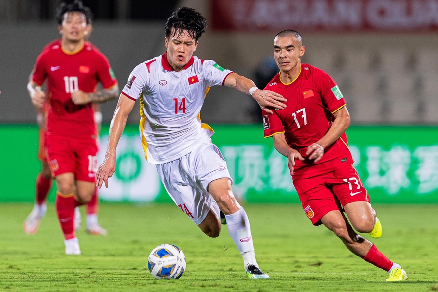 Trận Việt Nam vs Trung Quốc sở hữu một thống kê nhất ở vòng loại World Cup 2022