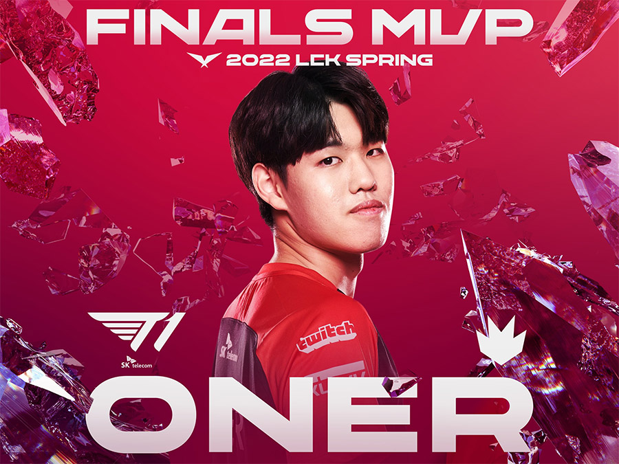 T1 Oner được vinh danh MVP chung kết LCK Mùa Xuân 2022