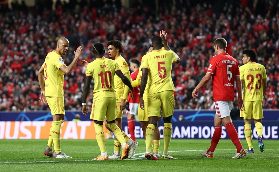 Kết quả Benfica 1-3 Liverpool: Khẳng định đẳng cấp