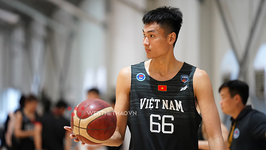 Chiều cao đội tuyển bóng rổ Việt Nam dự SEA Games 31: Trung bình 1m88, VĐV cao nhất 2m03