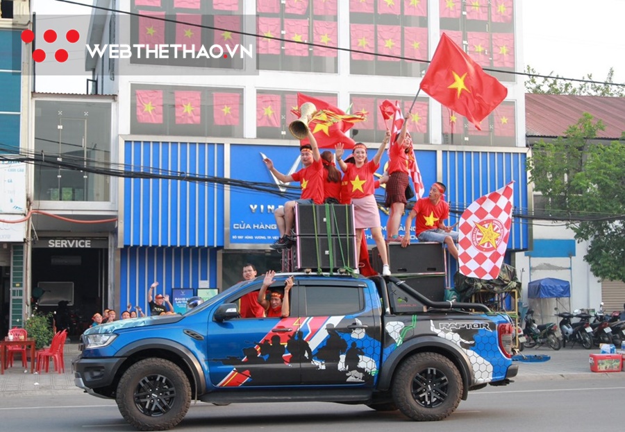Không khí lễ hội ở Phú Thọ: Xe ba gác, loa thùng tiếp lửa U23 Việt Nam