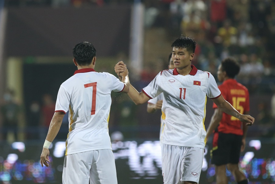 Kết quả U23 Việt Nam 2-0 U23 Timor Leste: Nhẹ nhàng vào bán kết