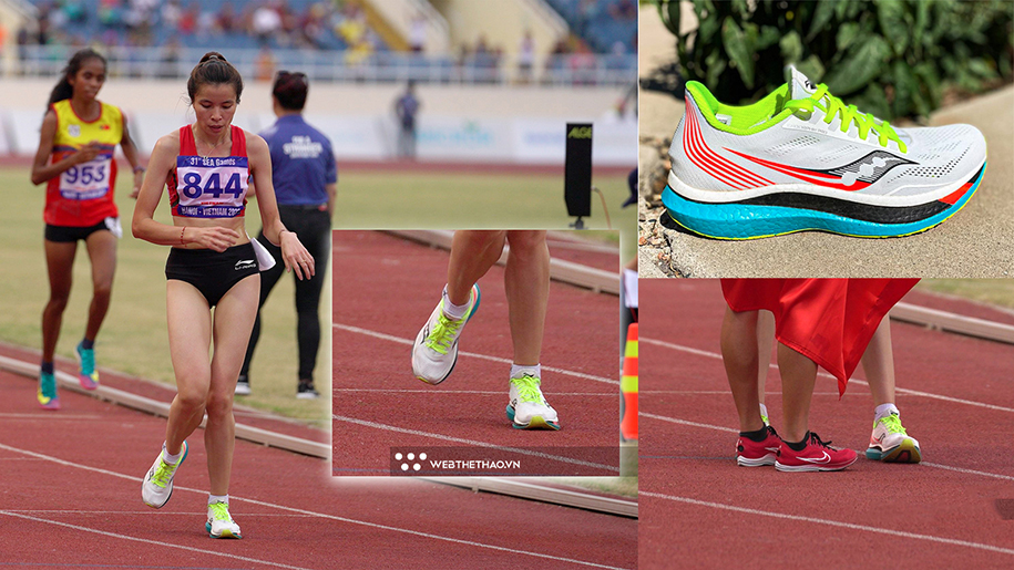 Lò Thị Thanh mang giày gì để bị tước huy chương bạc SEA Games 31?