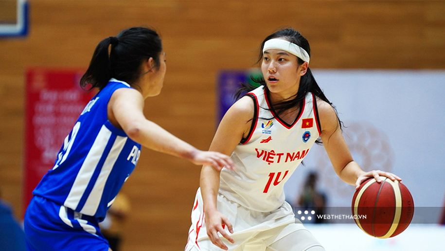 Philippines quá mạnh, đội tuyển bóng rổ nữ Việt nam nhận thất bại thứ hai tại SEA Games 31