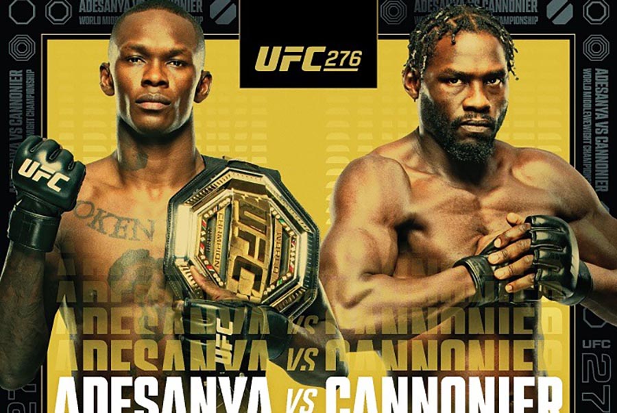 Lịch thi đấu UFC 276: Adesanya vs Cannonier, Volkanovski vs Holloway 3 
