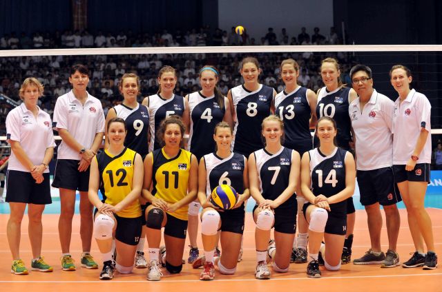 Đội tuyển bóng chuyền nữ Australia tập huấn tại Việt Nam