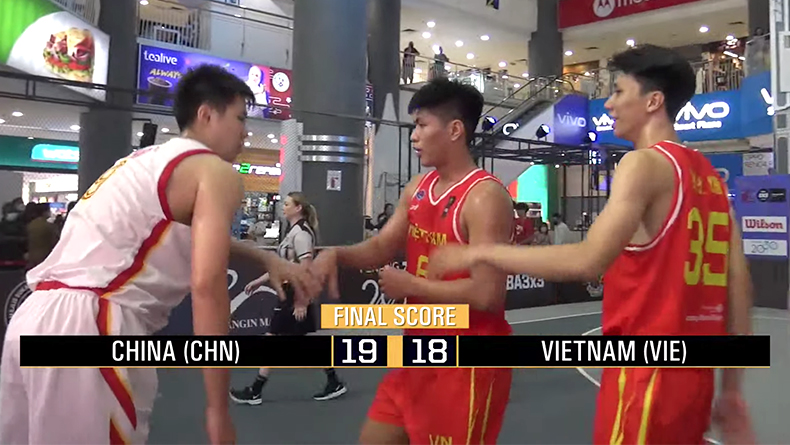 FIBA 3x3 Nations League 2022 KV châu Á - Ngày 5: Việt Nam suýt tạo địa chấn trước Trung Quốc