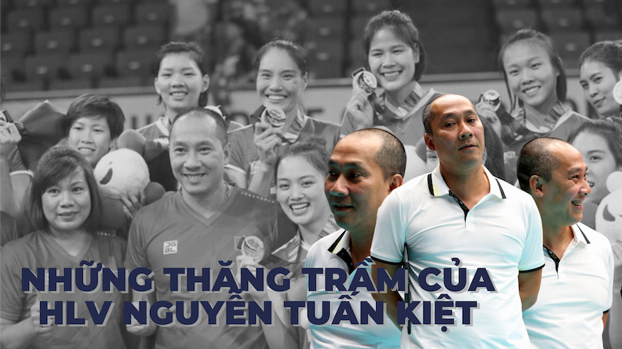 Thăng trầm của HLV Tuấn Kiệt cùng ĐT bóng chuyền nữ Việt Nam tại AVC Cup