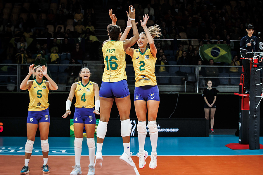 Dàn sao tỏa sáng, bóng chuyền nữ Brazil dồn Argentina vào thế khó