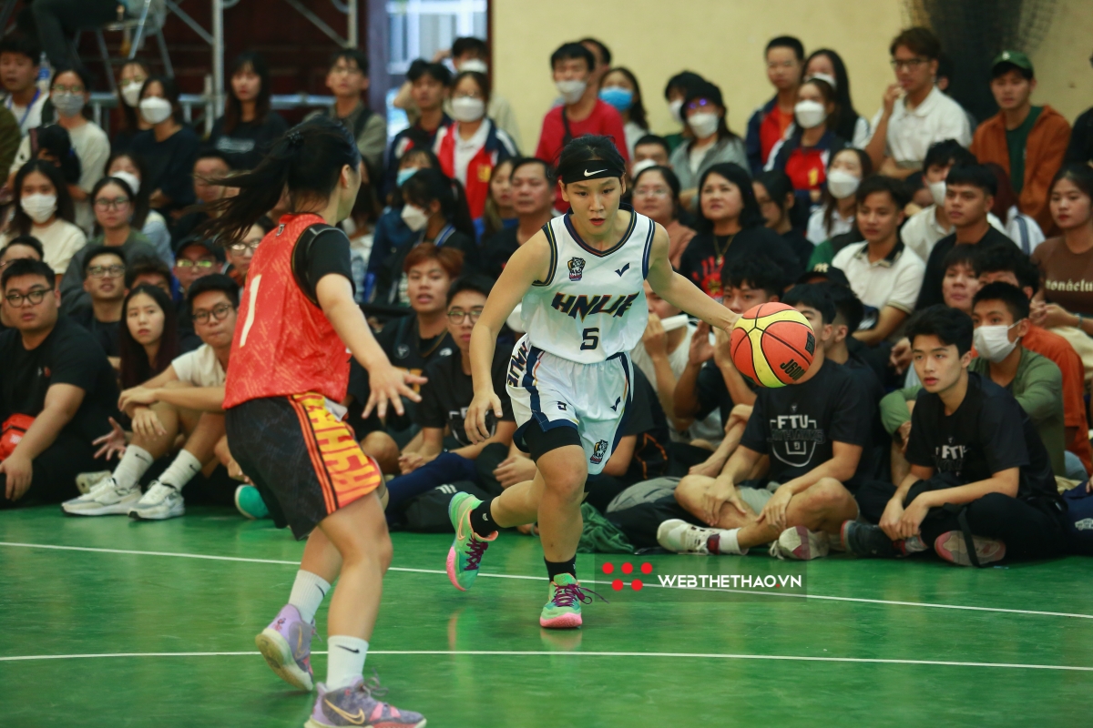 Thắng nghẹt thở trận chung kết, nữ Đại học Sư Phạm Hà Nội vô địch miền Bắc giải bóng rổ sinh viên toàn quốc 2022