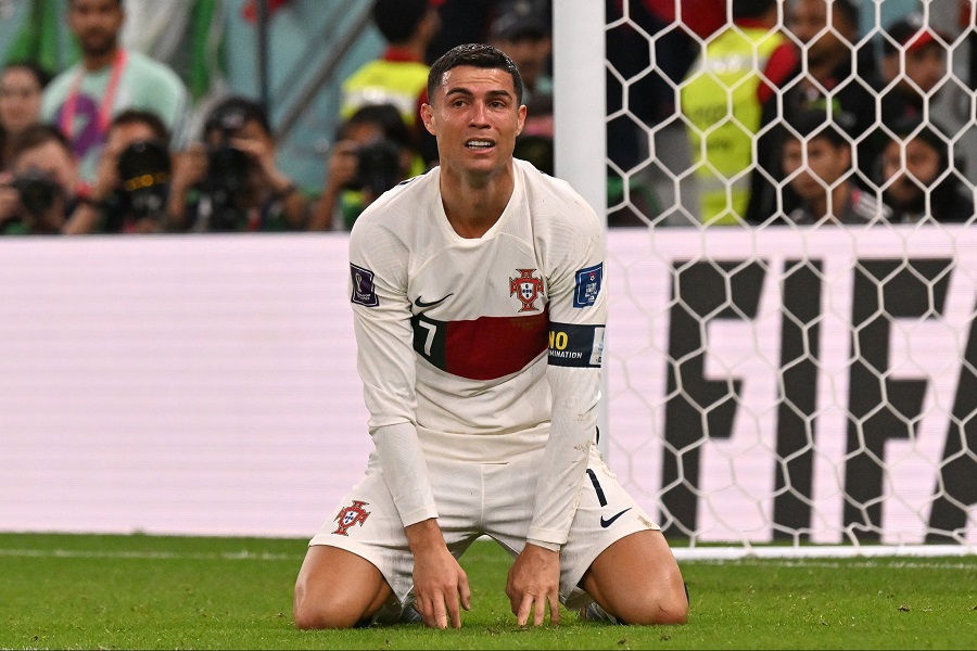 Ronaldo khép lại 5 kỳ World Cup với kết quả tệ hại ở vòng loại trực tiếp