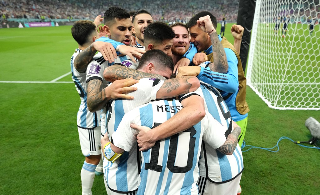 Argentina đã xác định được áo đấu chơi chung kết với Pháp