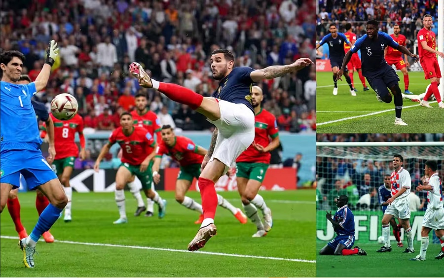 Từ Theo Hernandez đến Thuram, hậu vệ Pháp ghi bàn ở bán kết World Cup