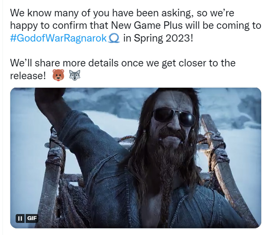 God of War Ragnarok Will Get New Game Plus in Spring 2023