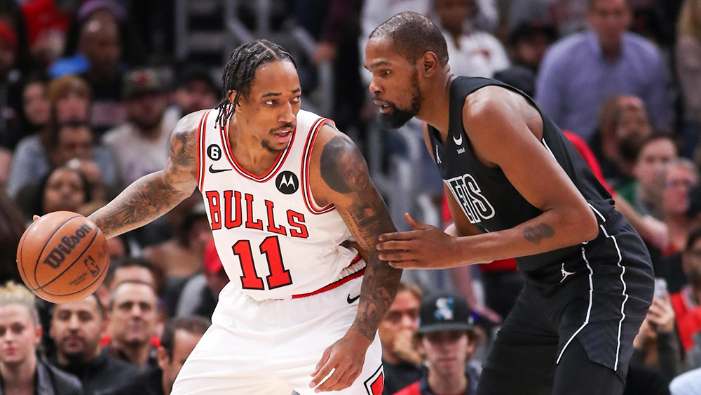 Mặc cho Durant ghi 44 điểm, Chicago Bulls vẫn bẻ gãy 12 trận bất bại của Brooklyn Nets