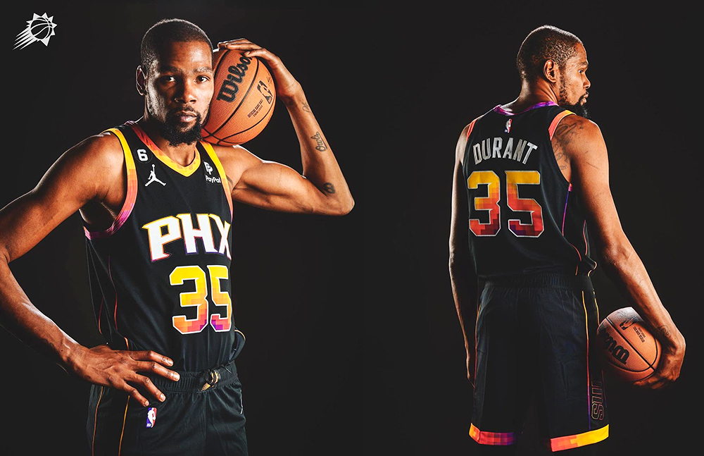 Sau ít mùa giải mặc áo số 7, Kevin Durant sẽ trở về áo số 35 tại Phoenix Suns