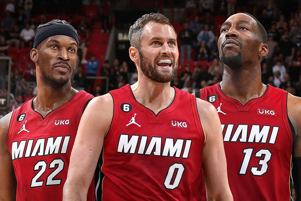 Miami Heat chào đón nhà vô địch NBA Kevin Love, hoàn tất bộ ba ngôi sao K-Love, Jimmy Butler và Bam Adebayo