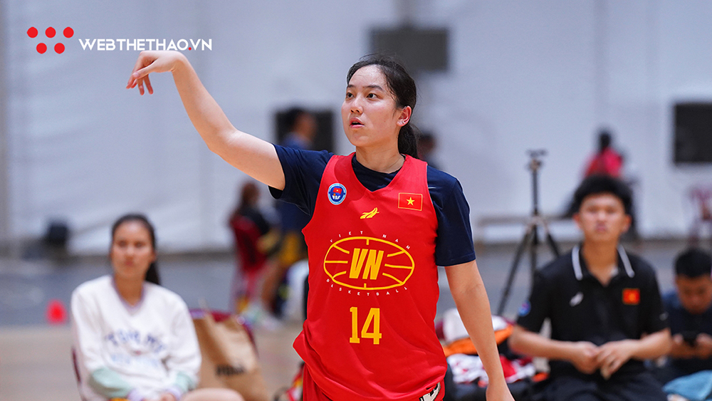 “Đột nhập” buổi tập của đội tuyển bóng rổ nữ Việt Nam chuẩn bị cho SEA Games 32