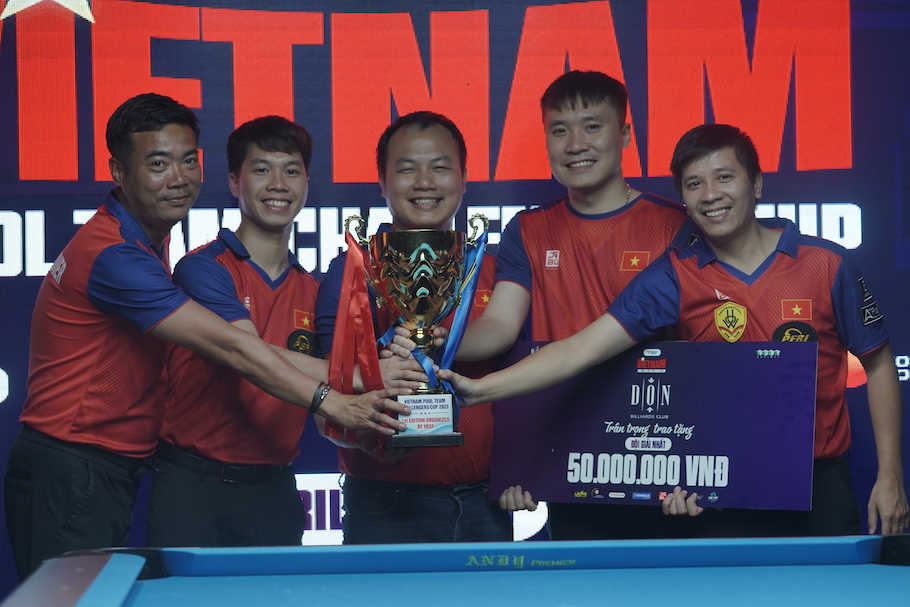 Vô địch giải đấu tiền SEA Games 32, đội tuyển Billiards sẵn sàng “săn Vàng