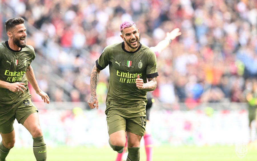 AC Milan thắng trận cầu then chốt với “bàn thắng đẹp nhất mùa giải”