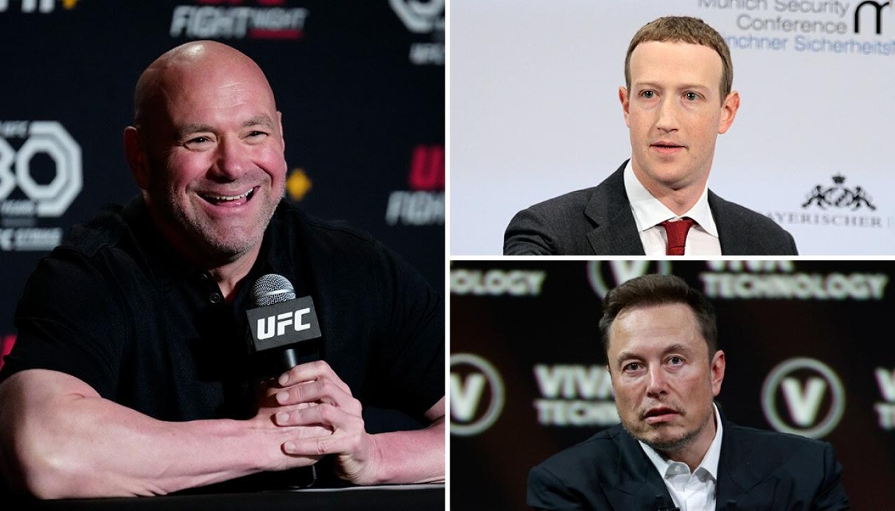 Hai tỷ phú Mark Zuckerberg và Elon Musk muốn đấu MMA, chủ tịch UFC tích cực 