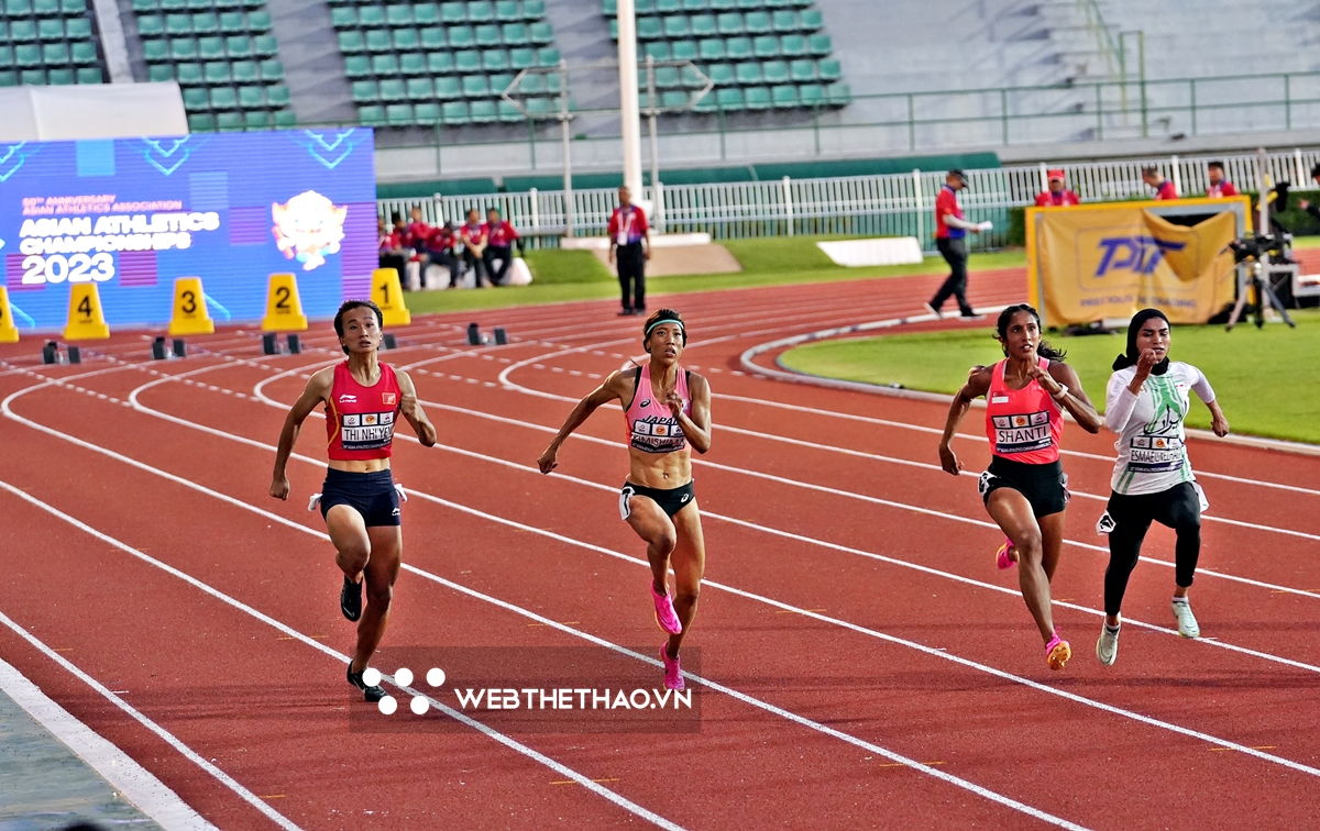 Vừa thi tốt nghiệp vừa tập, Nhi Yến gây sửng sốt với kỳ tích Top 8 châu Á đường chạy 100m nữ 