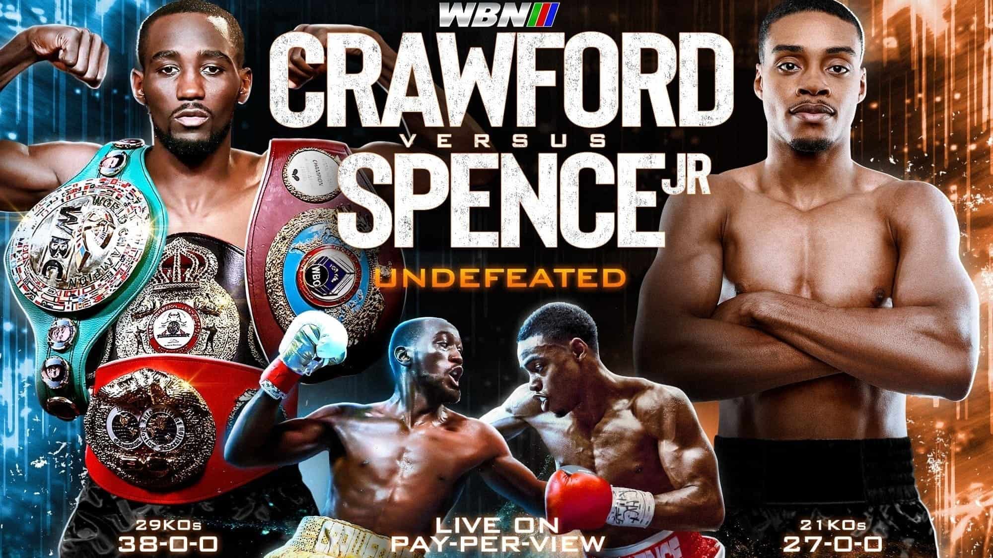 Lịch thi đấu Boxing: Crawford vs Spence Jr sẵn sàng viết lịch sử