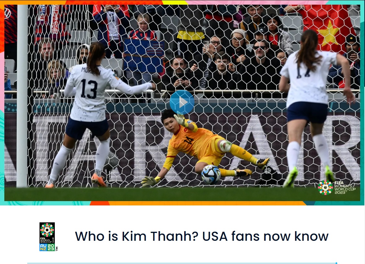 FIFA ra video đặc biệt: Giờ CĐV Mỹ đã biết Kim Thanh là ai!