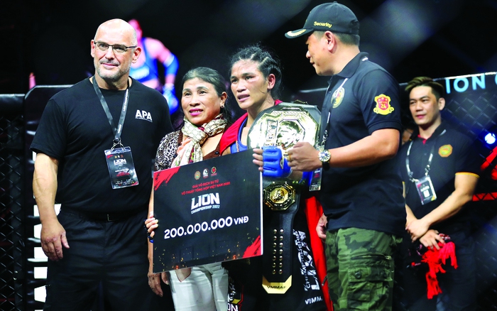 3 nhà vô địch LION Championship đấu giải Vô địch MMA Châu Á