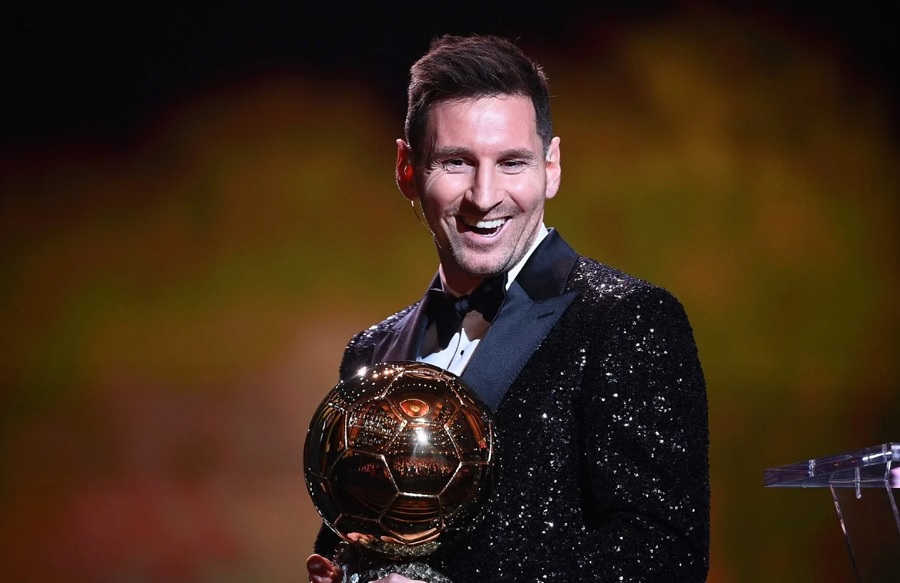 Messi có bao nhiêu Quả bóng vàng và ai theo sau trong danh sách?