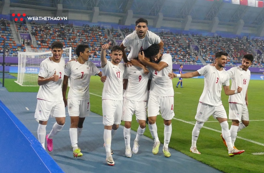 Kết quả Olympic Việt Nam 0-4 Olympic Iran: Thất bại toàn diện