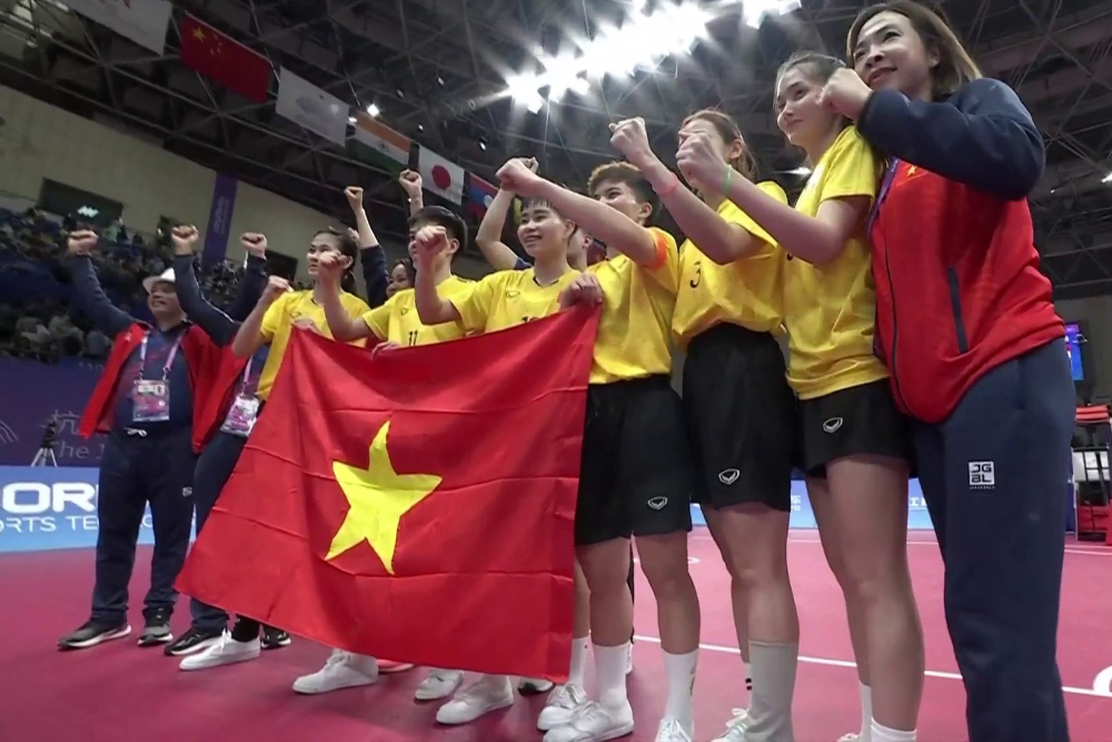 Kỳ tích ngoạn mục của cầu mây nữ Việt Nam: Sau 2 chức vô địch thế giới và huy chương vàng ASIAD