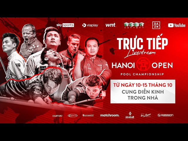 TRỰC TIẾP Hanoi Open Pool hôm nay 14/10: Fedor Gorst đại chiến Ko Pin Yi