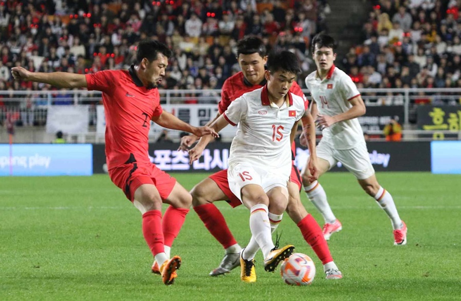 Kết quả Việt Nam 0-6 Hàn Quốc: Thảm bại ở xứ kim chi