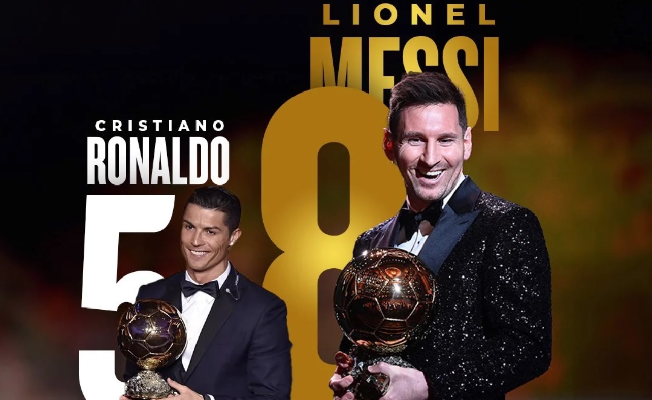 Messi và Ronaldo có tổng cộng bao nhiêu Quả bóng vàng trong sự nghiệp?